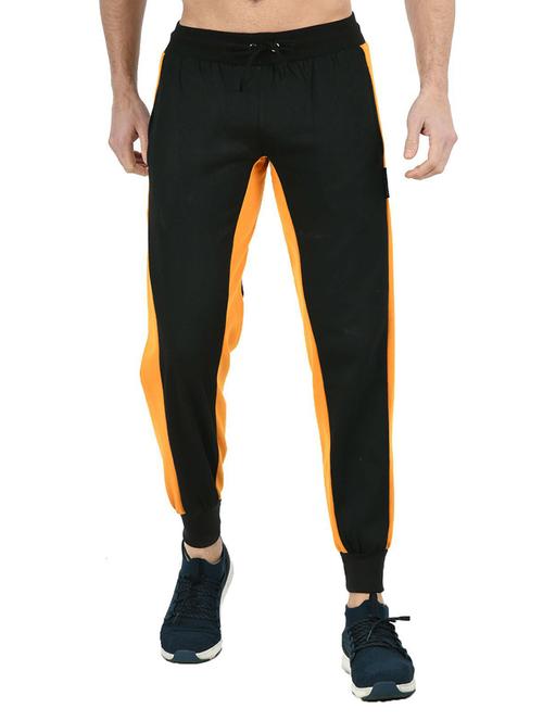mid rise color block full length track pant - 19575638 - Very Small Image - 1