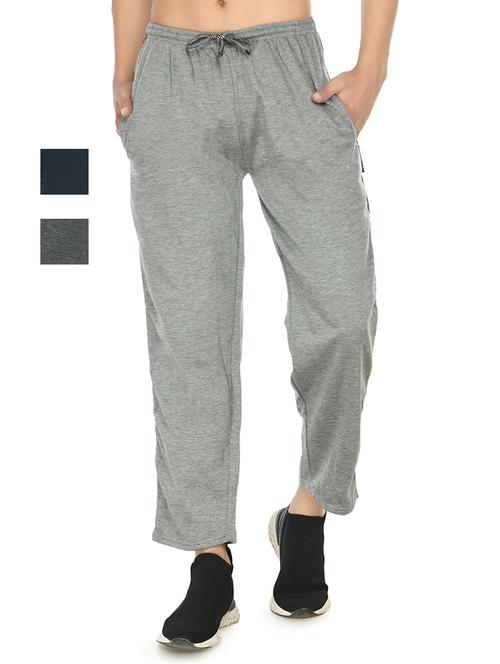 men mid rise full length track pant combo - 19576316 - Very Small Image - 1