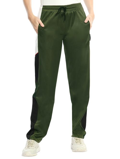 green colored polyester track pant - 19576478 - Very Small Image - 1