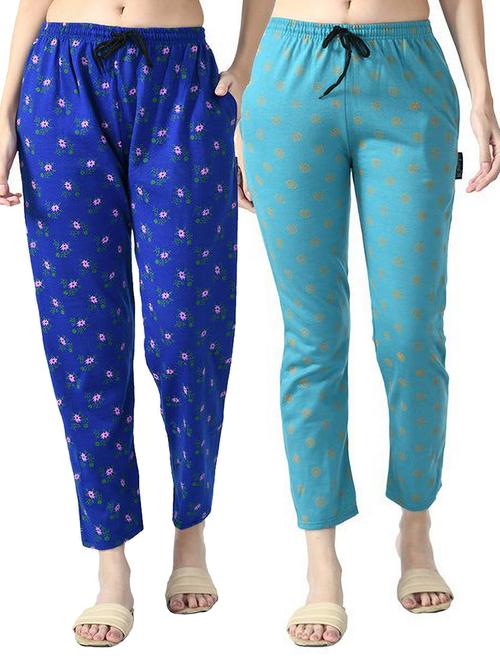multi colored fleece track pant - 19576489 - Very Small Image - 1