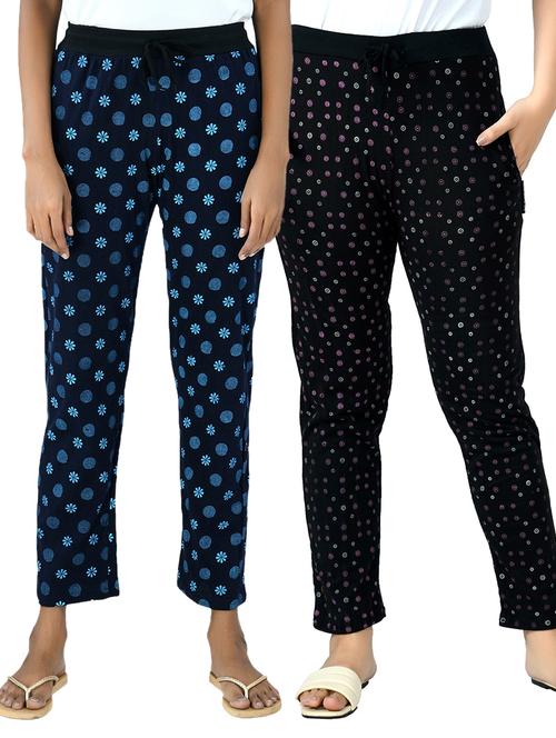 multi colour fleece track pant - 19576617 - Very Small Image - 1