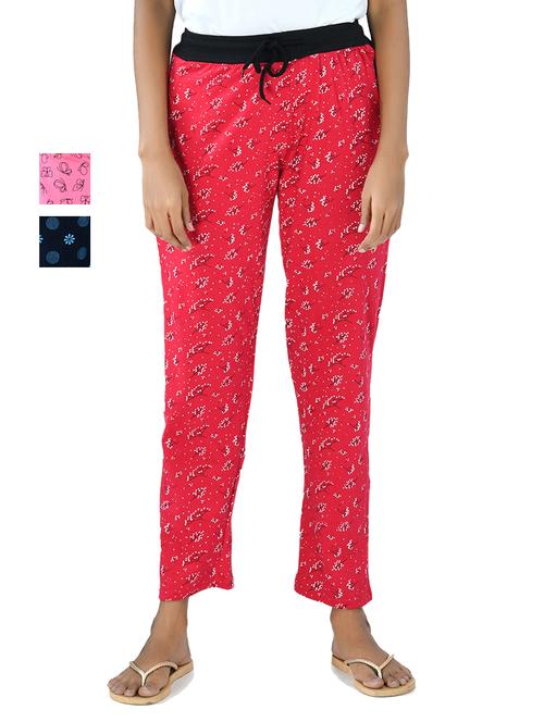 multi colour fleece track pant - 19576629 - Very Small Image - 1