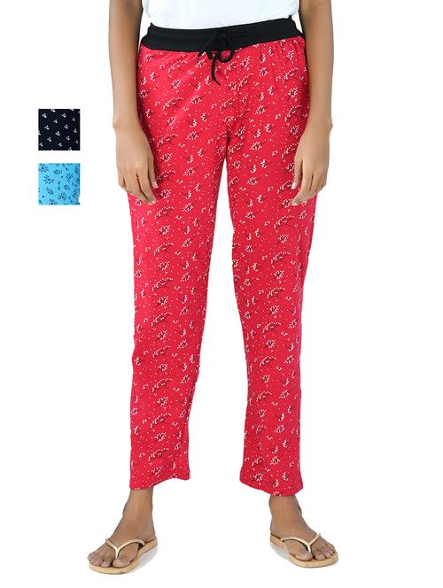 multi colour fleece track pant - 19576651 - Very Small Image - 1