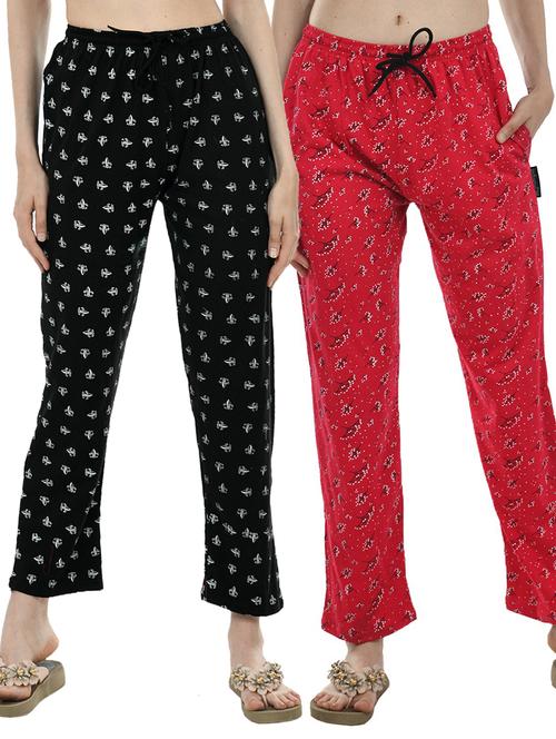 multi colored cotton track pant - 19577005 - Very Small Image - 1