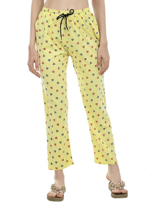 yellow cotton track pant - 19577089 - Very Small Image - 1