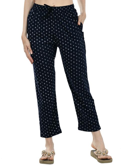 dark blue cotton track pant - 19577137 - Very Small Image - 1