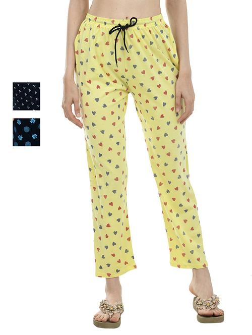 cotton printed track pants combo - 19577181 - Very Small Image - 1