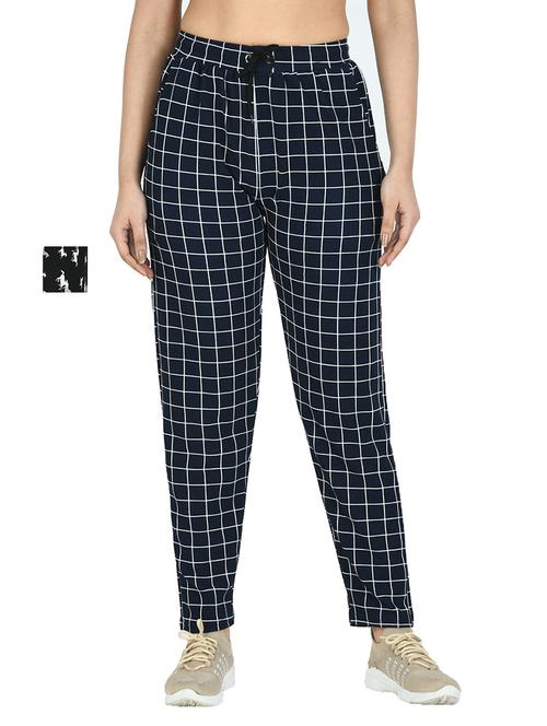 cotton printed track pants combo - 19577503 - Very Small Image - 1