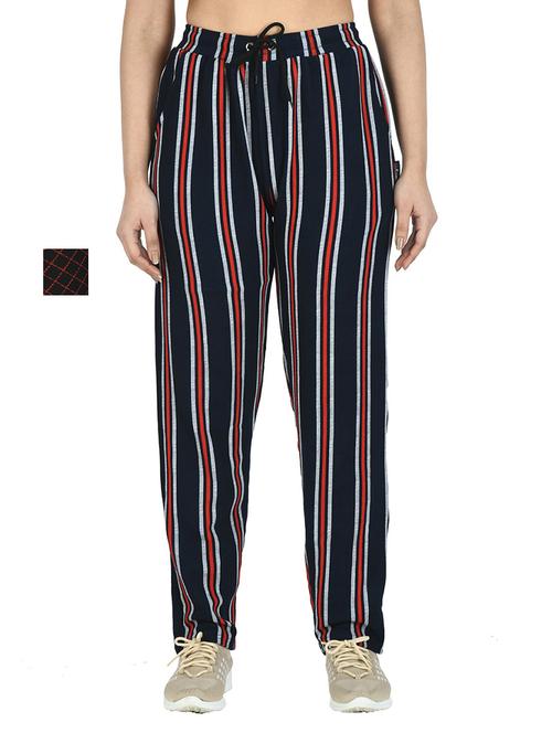 cotton printed track pants combo - 19577607 - Very Small Image - 1