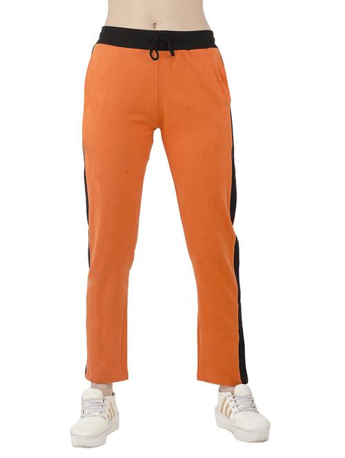 ornage colour fleece track pant - 19577675 - Very Small Image - 1