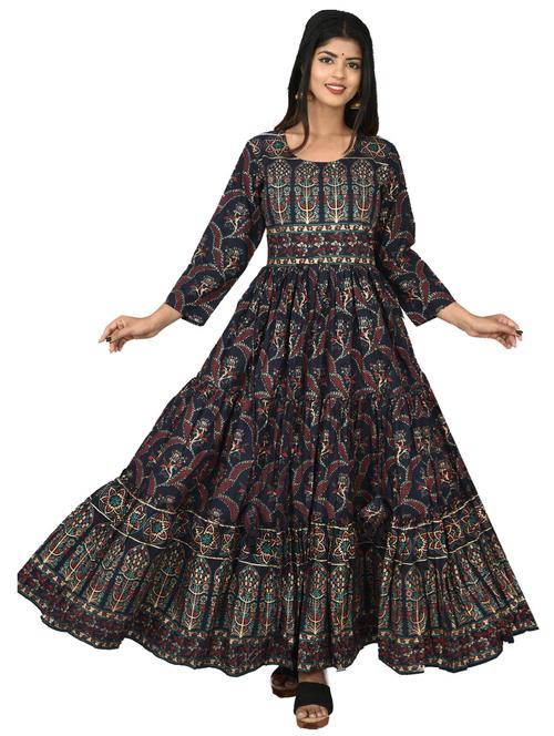 round neck straight kurta - 19577957 - Very Small Image - 1