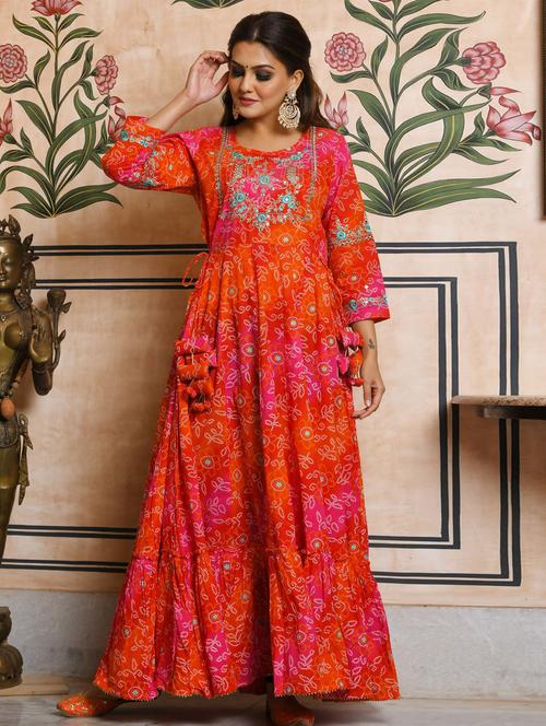 round neck straight kurta - 19577966 - Very Small Image - 1