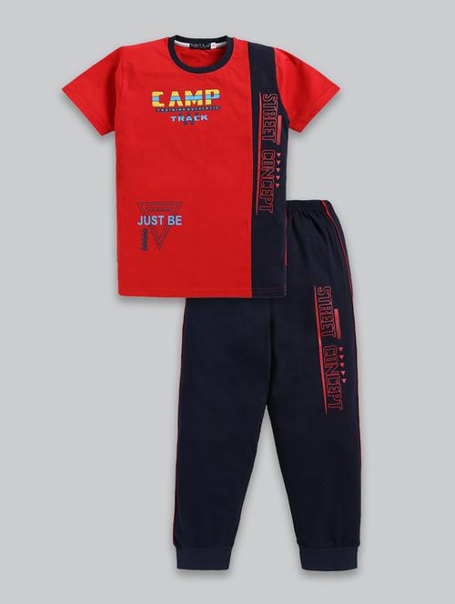 boys cotton full length twin sets - 19578086 - Very Small Image - 1
