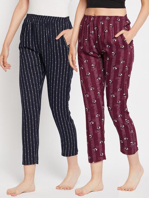 women's printed night wear pajama - 19578937 - Very Small Image - 1