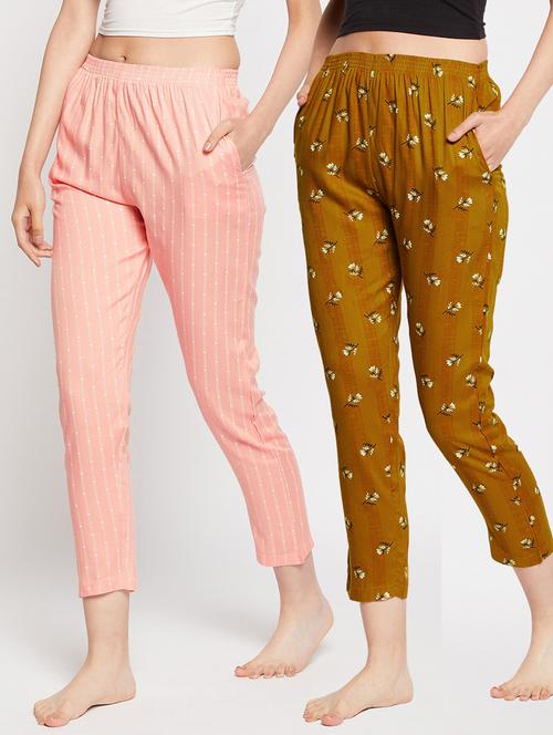 women's printed night wear pajama - 19578942 - Very Small Image - 1