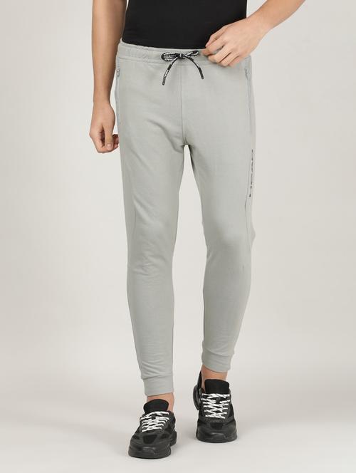 grey cotton joggers track pant - 19579432 - Very Small Image - 1