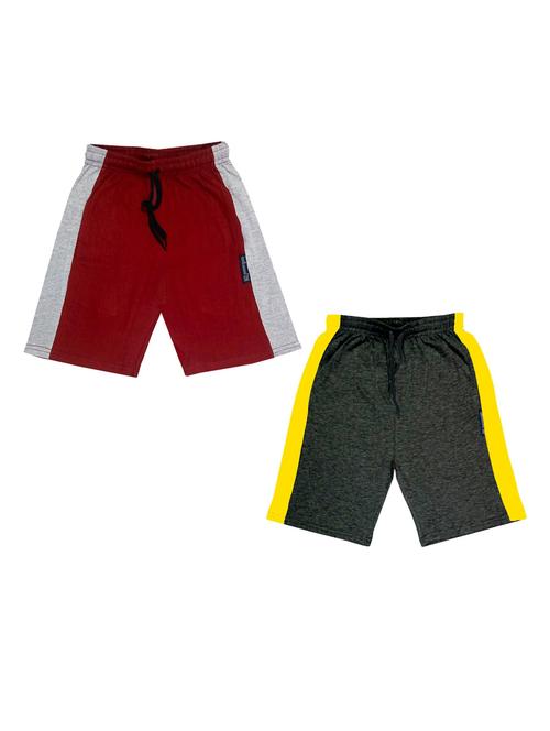 pack of 2 mid rise shorts - 19579545 - Very Small Image - 1