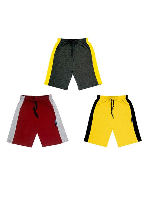 pack of 3 color block shorts - 19579562 - Very Small Image - 1