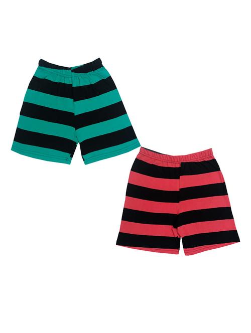 boys striped shorts combo - 19579598 - Very Small Image - 1