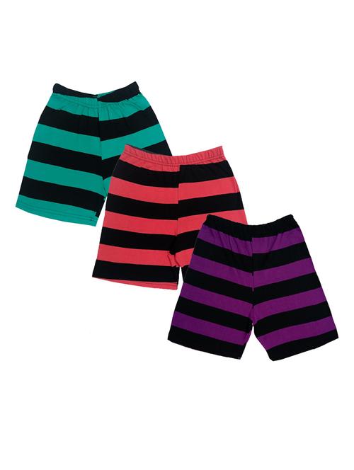 boys striped shorts combo - 19579607 - Very Small Image - 1