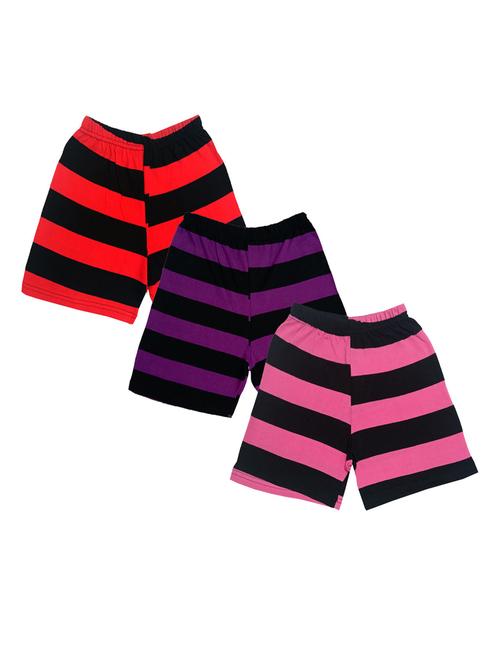 boys striped shorts combo - 19579614 - Very Small Image - 1