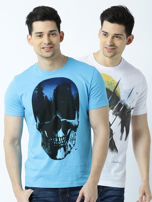 pack of 2 printed t-shirts - 19580507 - Very Small Image - 1