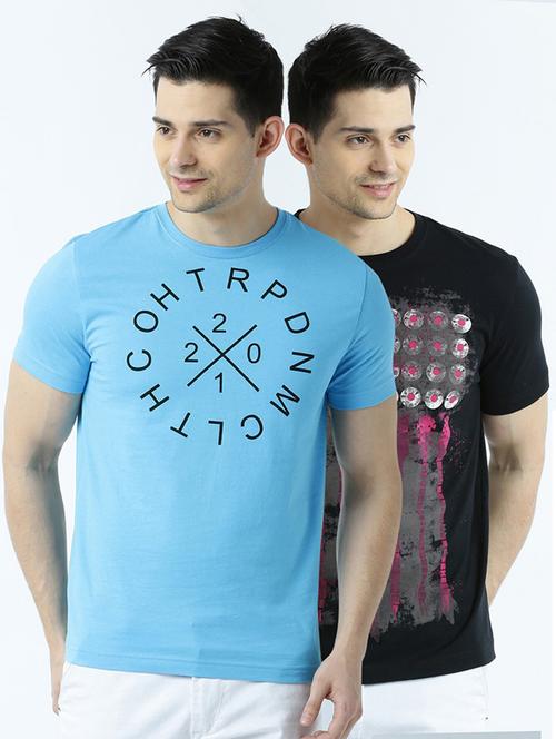 pack of 2 printed t-shirts - 19580542 - Very Small Image - 1