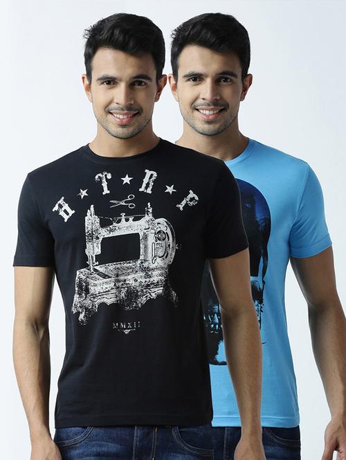 pack of 2 printed t-shirts - 19580543 - Very Small Image - 1