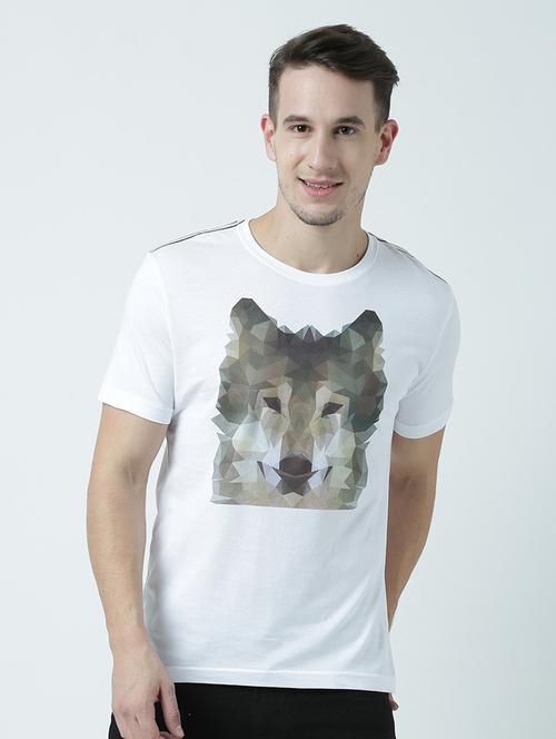 round neck printed regular t-shirt - 19580596 - Very Small Image - 1