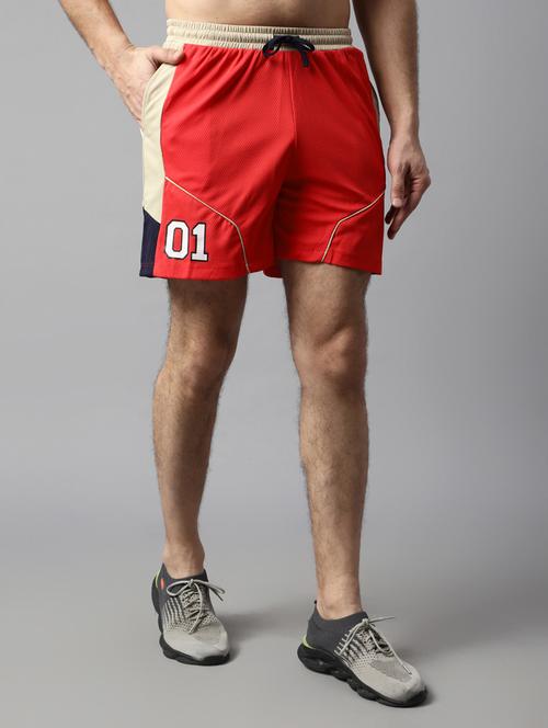 color block polyester short - 19581759 - Very Small Image - 1