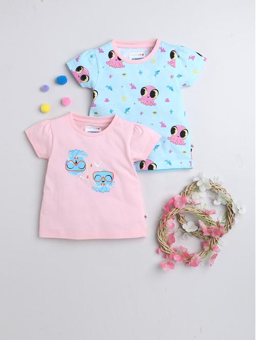 printed white tee combo - 19582296 - Very Small Image - 1