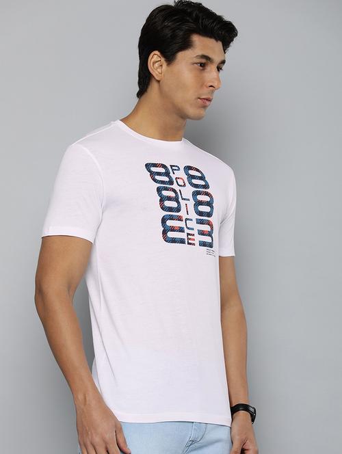 round neck printed regular t-shirt - 19582339 - Very Small Image - 1