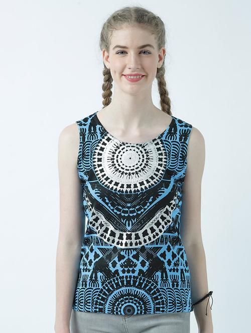 women's all over print round neck t-shirt - 19582835 - Very Small Image - 1