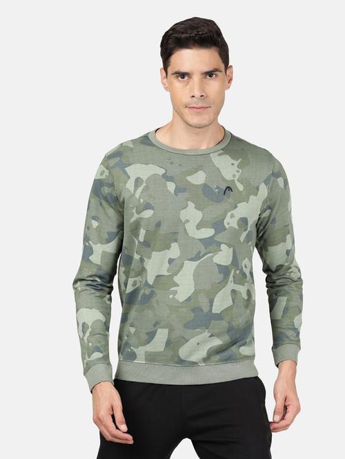 camouflage printed regular sweatshirt - 19583098 - Very Small Image - 1