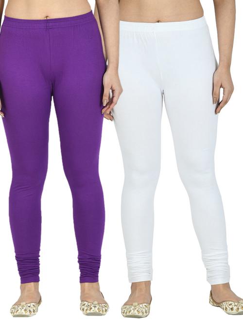 women solid leggings combo - 19583353 - Very Small Image - 1