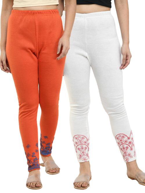 women solid leggings combo - 19583365 - Very Small Image - 1