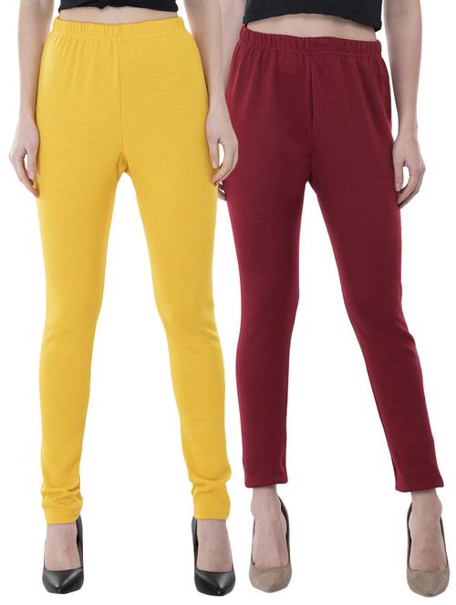 women solid leggings combo - 19583523 - Very Small Image - 1