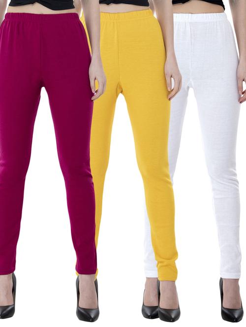 women solid leggings combo - 19583528 - Very Small Image - 1