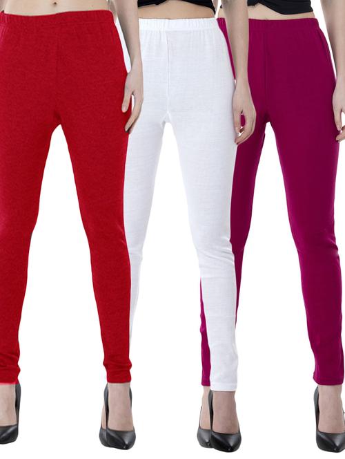 women solid leggings combo - 19583534 - Very Small Image - 1