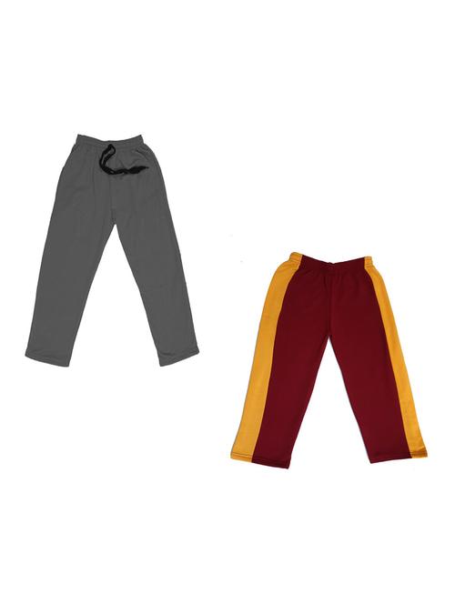 boys mid rise track pants combo - 19583939 - Very Small Image - 1