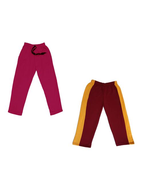 boys mid rise track pants combo - 19584018 - Very Small Image - 1