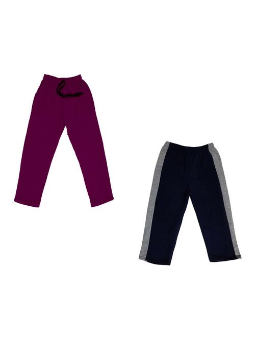 boys mid rise track pants combo - 19584041 - Very Small Image - 1