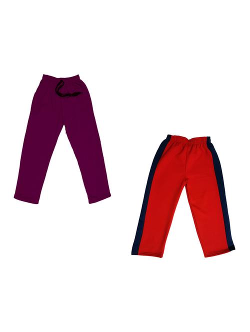 boys mid rise track pants combo - 19584043 - Very Small Image - 1