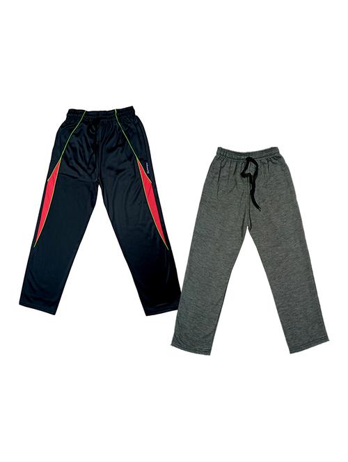 boys mid rise track pants combo - 19584063 - Very Small Image - 1