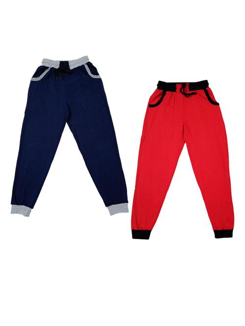 boys mid rise track pants combo - 19584342 - Very Small Image - 1