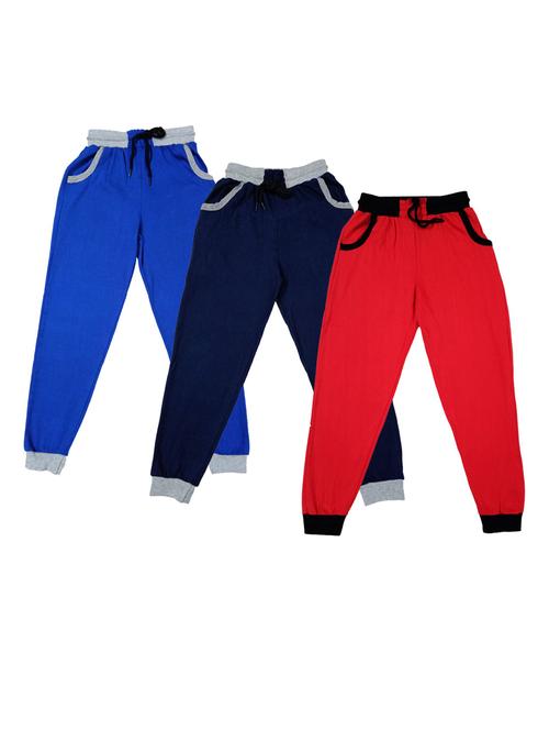 boys mid rise track pants combo - 19584343 - Very Small Image - 1