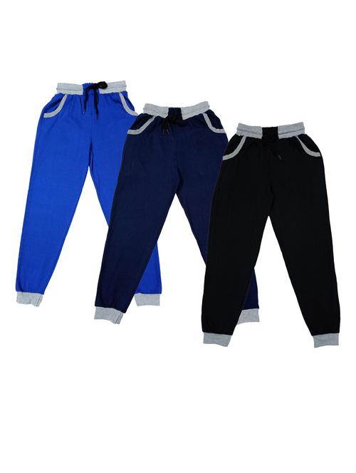 boys mid rise track pants combo - 19584346 - Very Small Image - 1