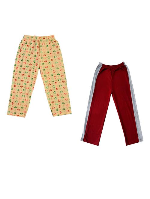 boys mid rise track pants combo - 19584386 - Very Small Image - 1