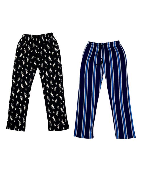 boys mid rise track pants combo - 19584412 - Very Small Image - 1