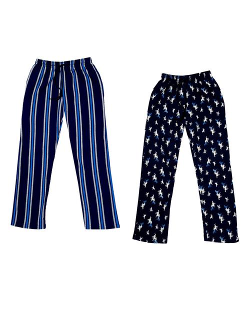 boys mid rise track pants combo - 19584422 - Very Small Image - 1